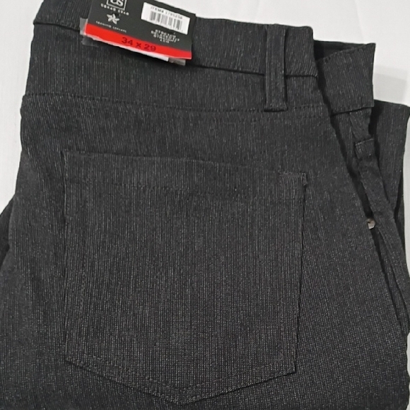 Urban Star Men's Strech Relaxed Fit Strainght Leg Black Jeans Size 34 X 29 - Picture 10 of 10